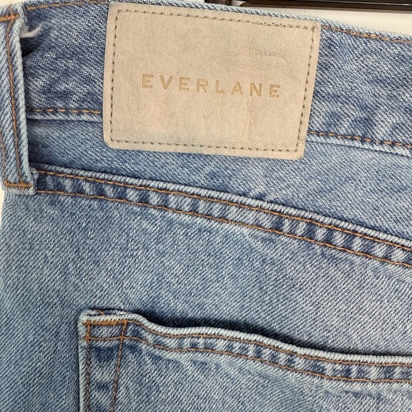 Everlane Men's Denim Cut-Off Shorts. Size 34. Buttonfly. Frayed Hems. - Picture 10 of 14